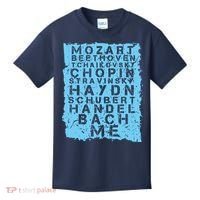 Famous Classical Music Composer Gift Musician Mozart Kids T-Shirt thumb 0