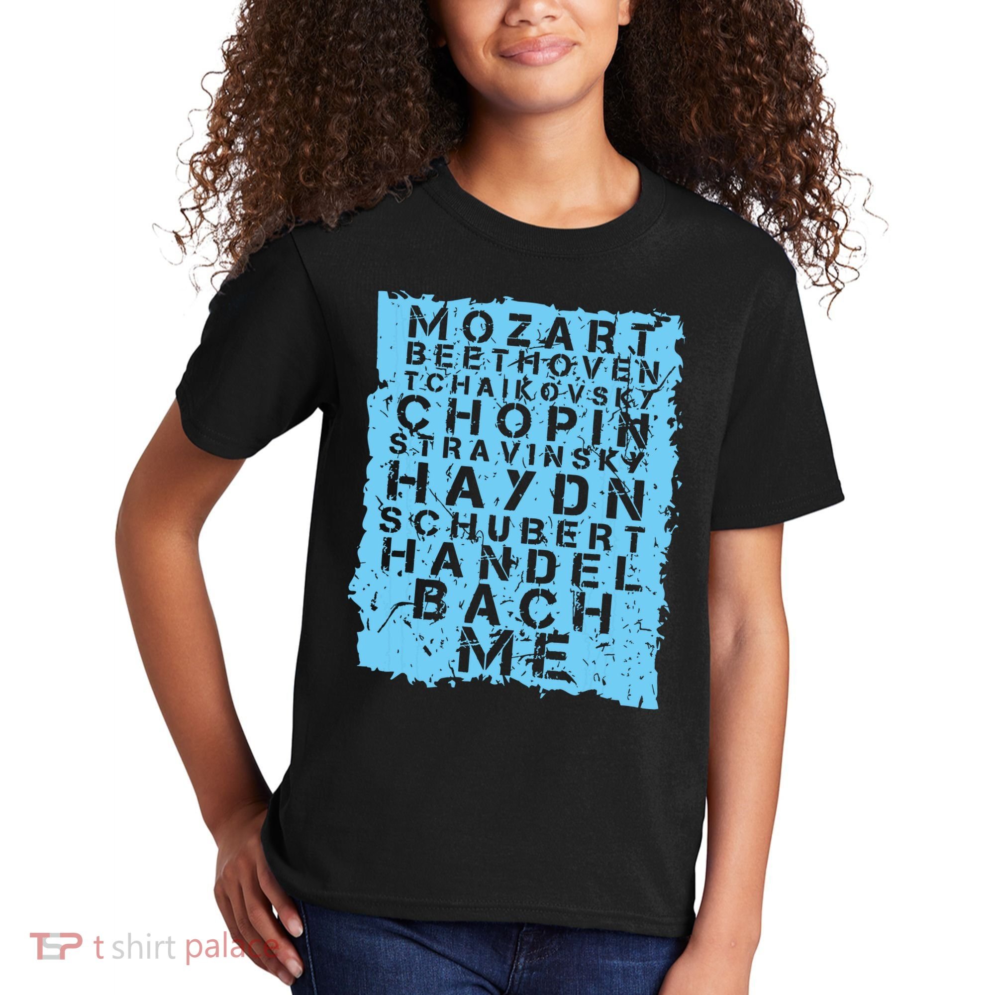 Famous Classical Music Composer Gift Musician Mozart Kids T-Shirt