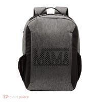 Funny Checkered Mama Black White Gift Wo Vector Backpack thumb 0