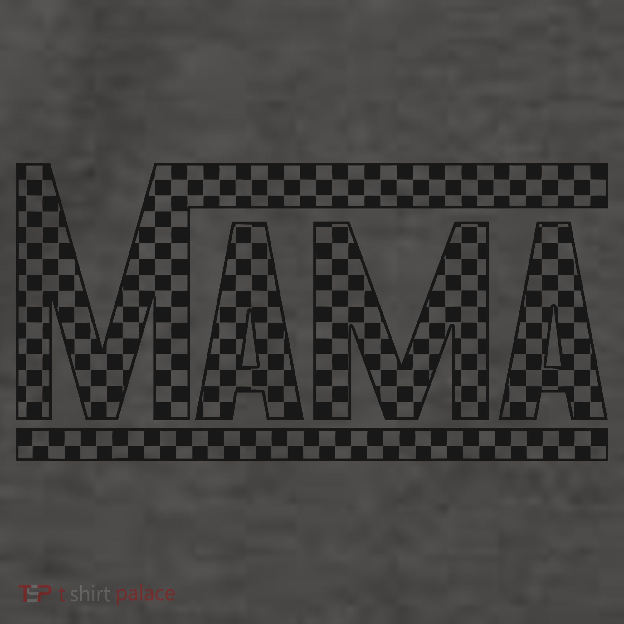 Funny Checkered Mama Black White Gift Wo Vector Backpack