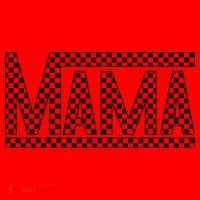 Funny Checkered Mama Black White Gift Wo Santa Hat thumb 1