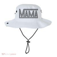 Funny Checkered Mama Black White Gift Wo Bucket Hat thumb 0