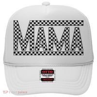 Funny Checkered Mama Black White Gift Wo Hat thumb 0