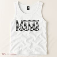 Funny Checkered Mama Black White Gift Wo Tank Top thumb 2