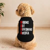 Funny Cool Morons Are Governing America Doggie Tank thumb 2