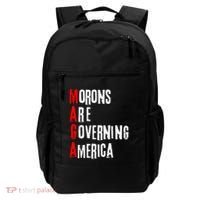 Funny Cool Morons Are Governing America Backpack thumb 0