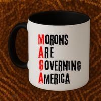 Funny Cool Morons Are Governing America Coffee Mug thumb 2