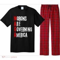 Funny Cool Morons Are Governing America Pajama Set thumb 0