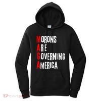 Funny Cool Morons Are Governing America Women's Hoodie thumb 0