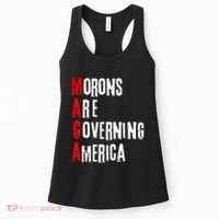 Funny Cool Morons Are Governing America Women's Tank Top thumb 0