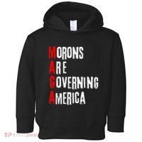 Funny Cool Morons Are Governing America Toddler Hoodie thumb 0