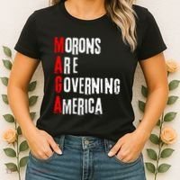 Funny Cool Morons Are Governing America Women's T-Shirt thumb 2