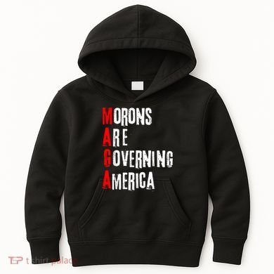 Funny Cool Morons Are Governing America Kids Hoodie