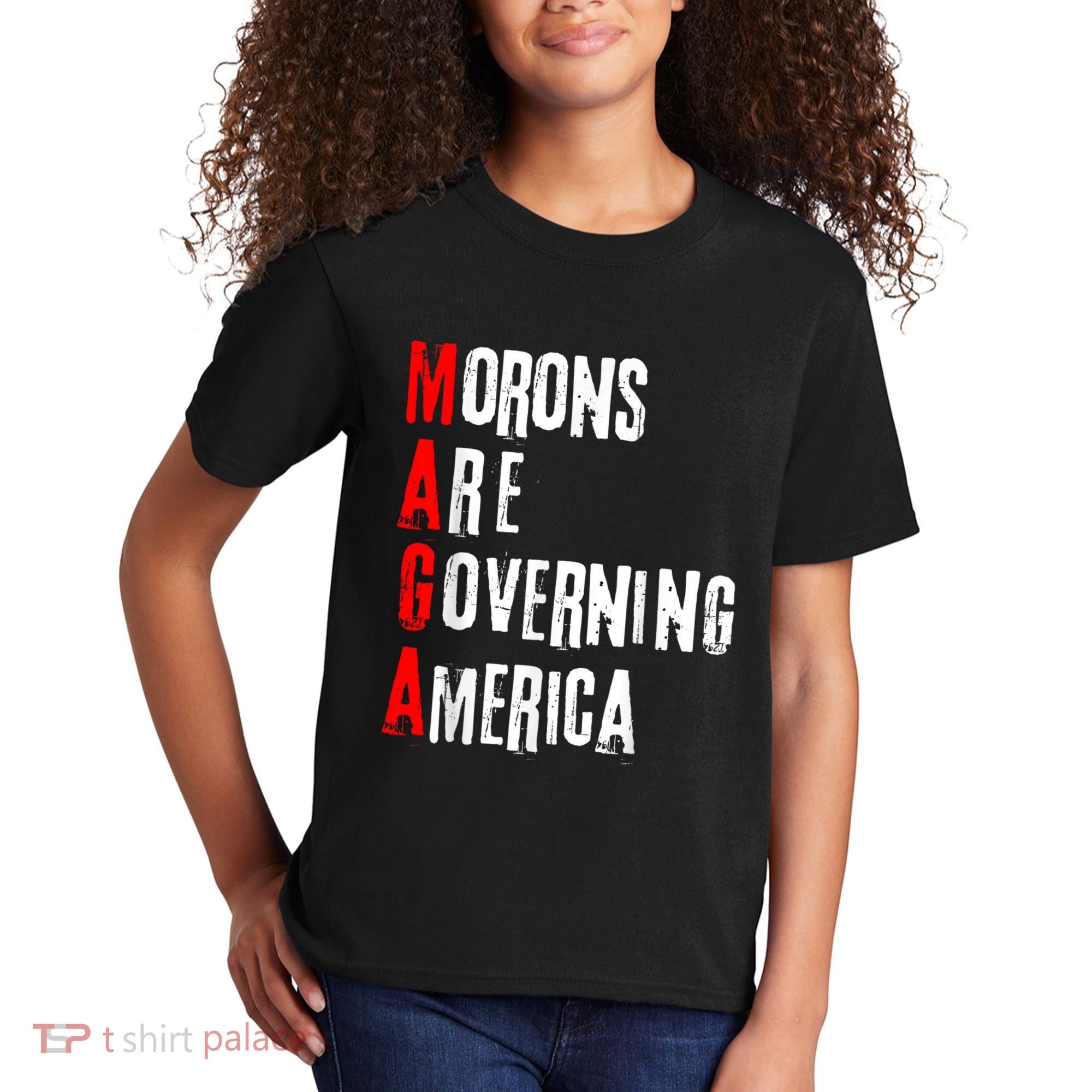 Funny Cool Morons Are Governing America Kids T-Shirt