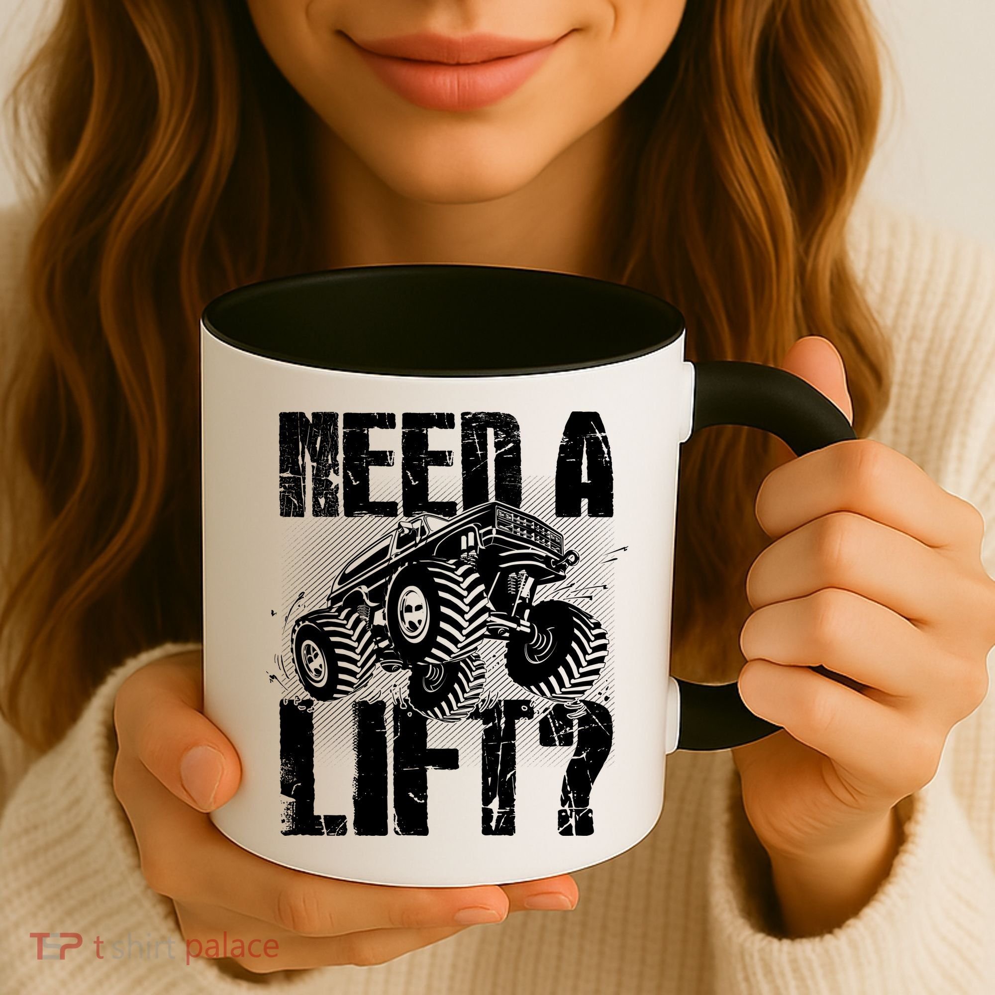 Funny Cool Monster Truck Need A Lift Coffee Mug