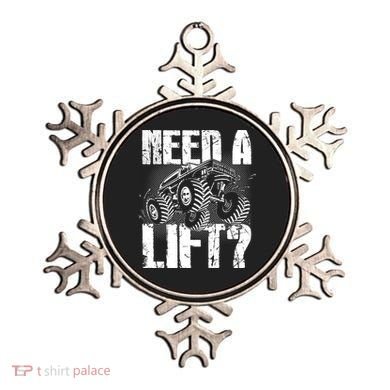 Funny Cool Monster Truck Need A Lift Ornament