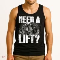 Funny Cool Monster Truck Need A Lift Tank Top thumb 3
