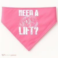 Funny Cool Monster Truck Need A Lift USA-Made Doggie Bandana thumb 0