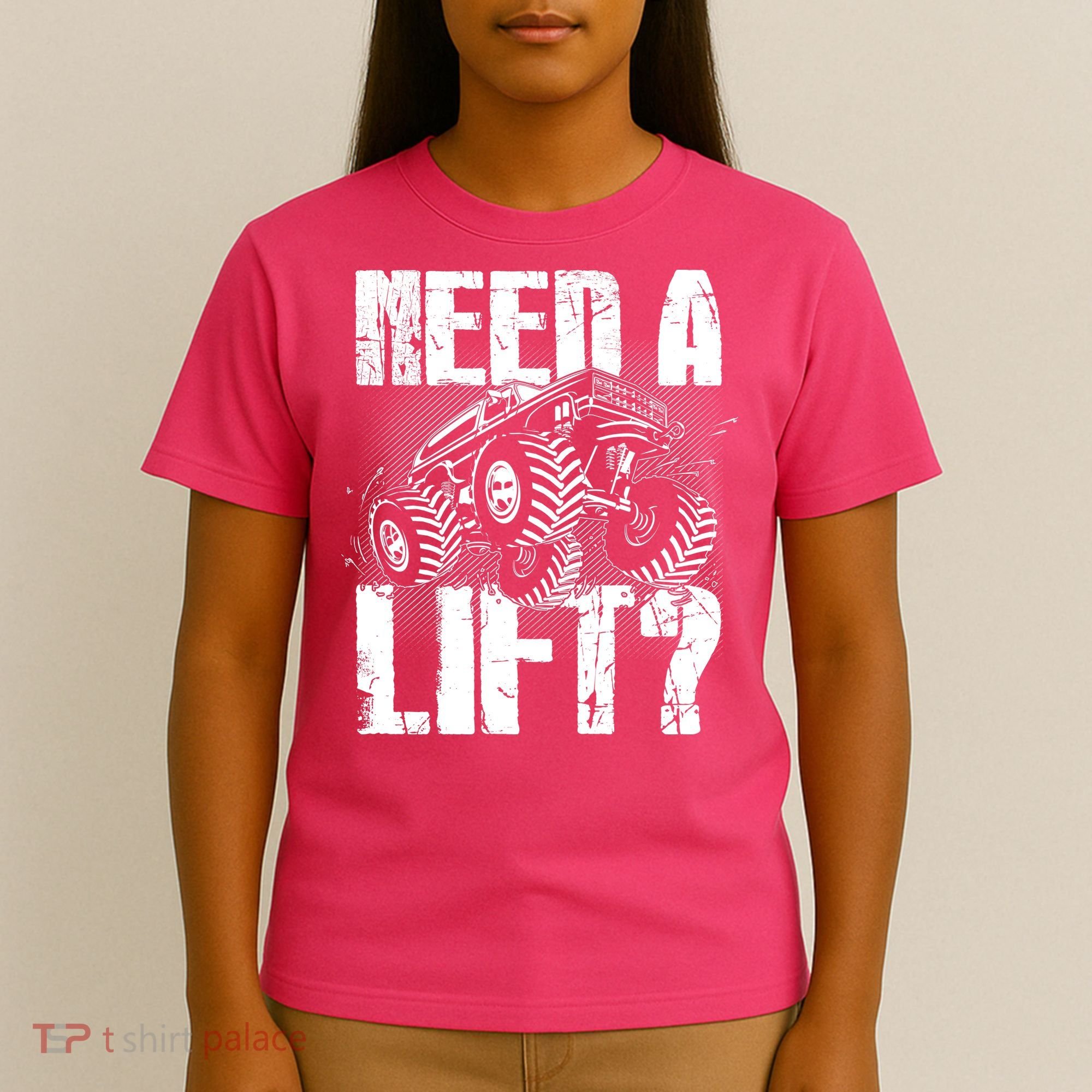 Funny Cool Monster Truck Need A Lift T-Shirt