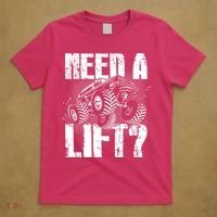 Funny Cool Monster Truck Need A Lift T-Shirt thumb 5