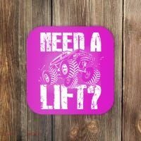 Funny Cool Monster Truck Need A Lift Coaster thumb 0