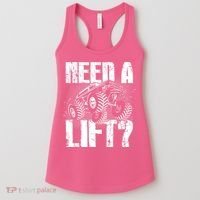 Funny Cool Monster Truck Need A Lift Women's Tank Top thumb 0