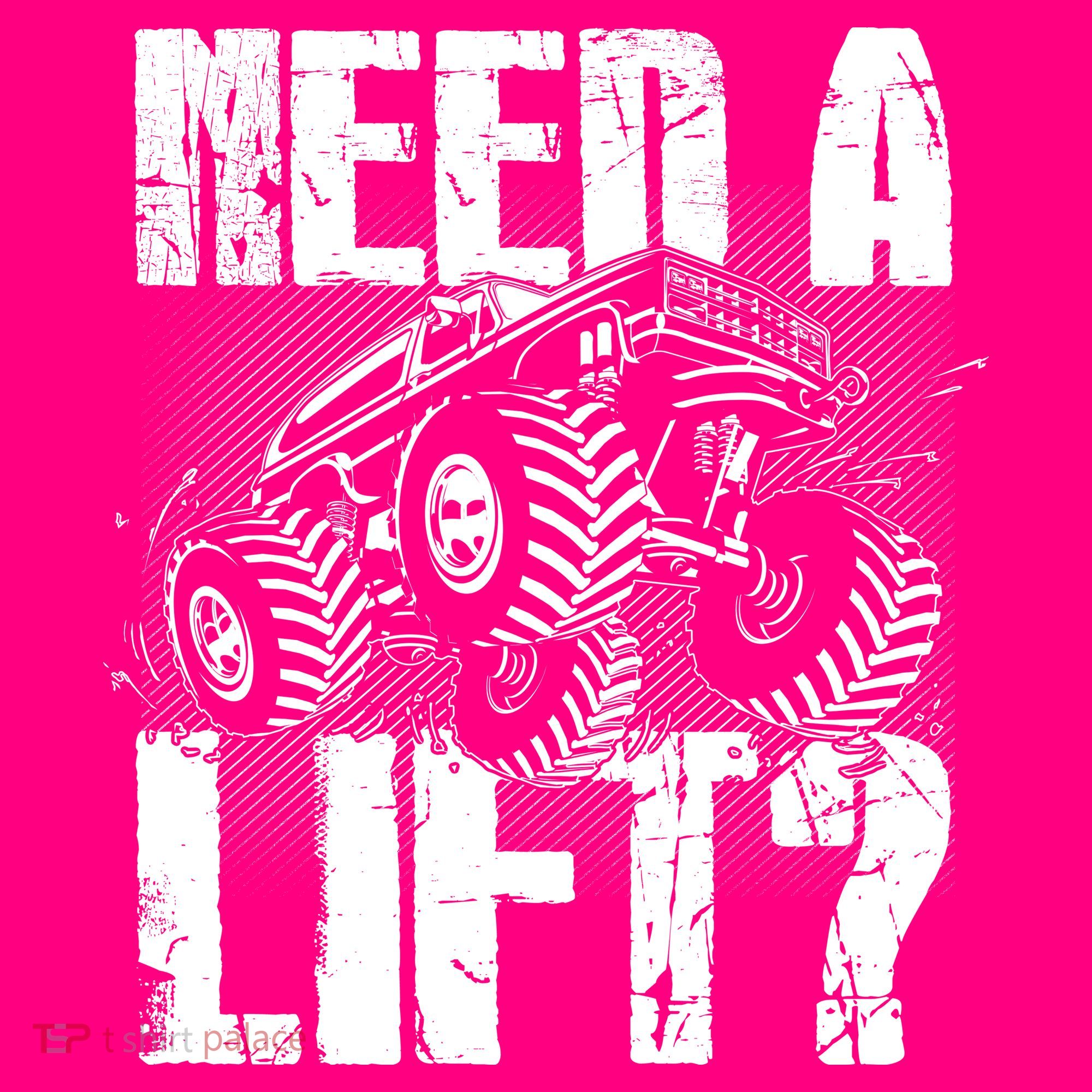Funny Cool Monster Truck Need A Lift Women's Tank Top
