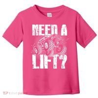 Funny Cool Monster Truck Need A Lift Toddler T-Shirt thumb 0