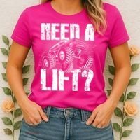Funny Cool Monster Truck Need A Lift Women's T-Shirt thumb 2
