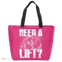 Funny Cool Monster Truck Need A Lift Tote Bag thumb 0