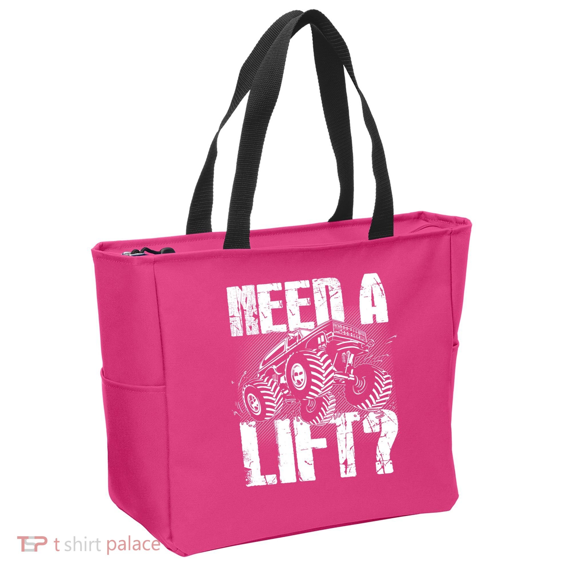 Funny Cool Monster Truck Need A Lift Tote Bag