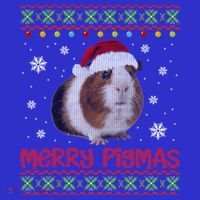 Funny Christmas Merry Pig Mas Light Matching Family Guinea Pig Visor thumb 3