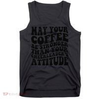 Funny Cheer Mom Coffee Saying Cheerleading Squad Mothers Day Tank Top thumb 0
