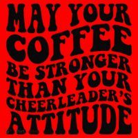 Funny Cheer Mom Coffee Saying Cheerleading Squad Mothers Day Santa Hat thumb 1