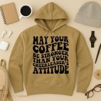Funny Cheer Mom Coffee Saying Cheerleading Squad Mothers Day Hoodie thumb 3