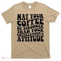 Funny Cheer Mom Coffee Saying Cheerleading Squad Mothers Day T-Shirt thumb 0