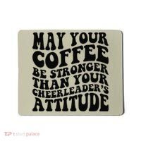 Funny Cheer Mom Coffee Saying Cheerleading Squad Mothers Day Mousepad thumb 0