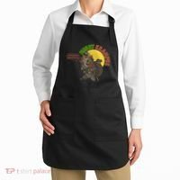Funny Creepy Merry Krampus Seasons Beatings Apron thumb 2