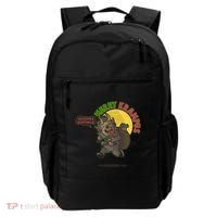 Funny Creepy Merry Krampus Seasons Beatings Backpack thumb 0