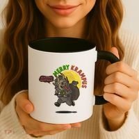 Funny Creepy Merry Krampus Seasons Beatings Coffee Mug thumb 3