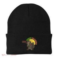 Funny Creepy Merry Krampus Seasons Beatings Beanie thumb 0