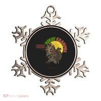 Funny Creepy Merry Krampus Seasons Beatings Ornament thumb 0