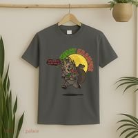 Funny Creepy Merry Krampus Seasons Beatings T-Shirt thumb 2