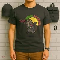 Funny Creepy Merry Krampus Seasons Beatings T-Shirt thumb 6