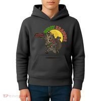 Funny Creepy Merry Krampus Seasons Beatings Kids Hoodie thumb 4