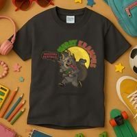 Funny Creepy Merry Krampus Seasons Beatings Kids T-Shirt thumb 3