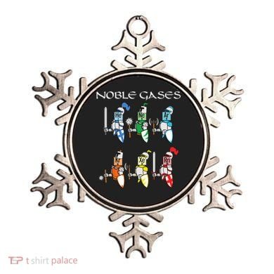 Funny Chemistry Medieval Science Noble Gases Knight Ornament