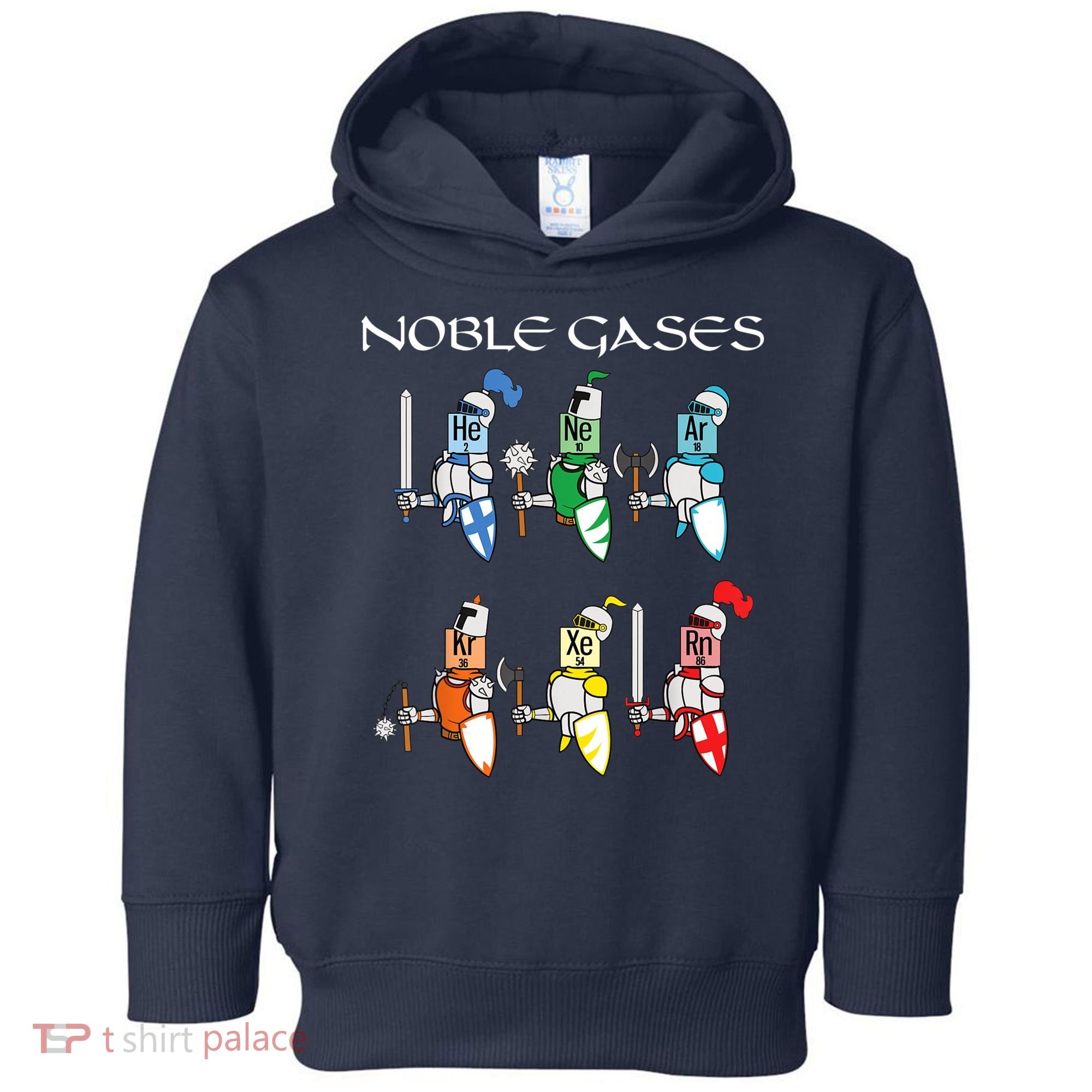 Funny Chemistry Medieval Science Noble Gases Knight Toddler Hoodie