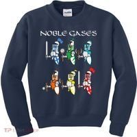 Funny Chemistry Medieval Science Noble Gases Knight Kids Sweatshirt thumb 0