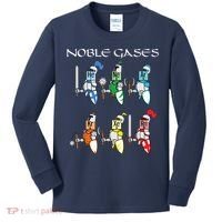 Funny Chemistry Medieval Science Noble Gases Knight Kids Long Sleeve Shirt thumb 0